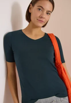 Basic katoenen shirt