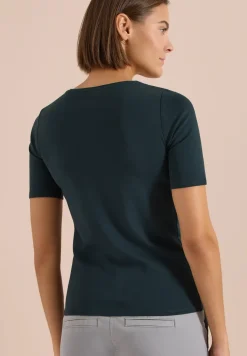 Basic katoenen shirt
