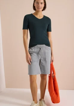 Basic katoenen shirt