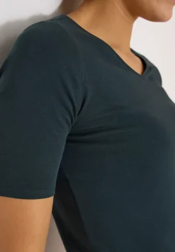 Basic katoenen shirt