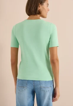 Basic katoenen shirt