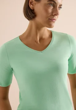 Basic katoenen shirt