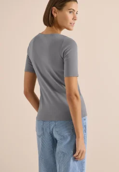 Basic katoenen shirt
