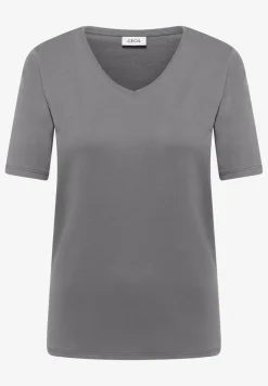 Basic katoenen shirt