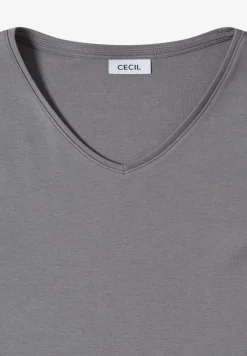 Basic katoenen shirt