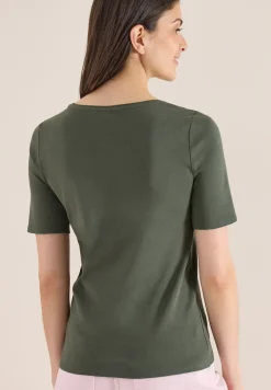 Basic katoenen shirt