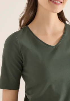 Basic katoenen shirt