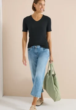 Basic katoenen shirt
