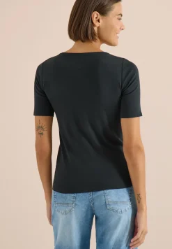 Basic katoenen shirt