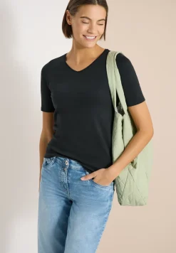 Basic katoenen shirt