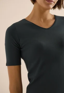 Basic katoenen shirt
