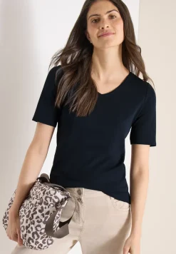 Basic katoenen shirt