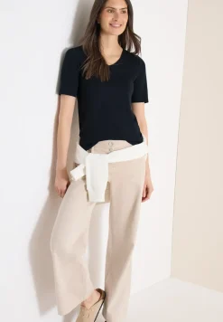 Basic katoenen shirt