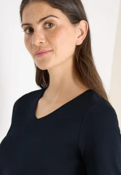 Basic katoenen shirt