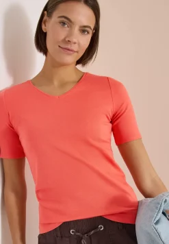 Basic katoenen shirt