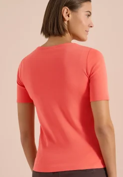 Basic katoenen shirt
