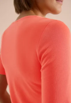 Basic katoenen shirt