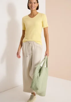 Basic katoenen shirt
