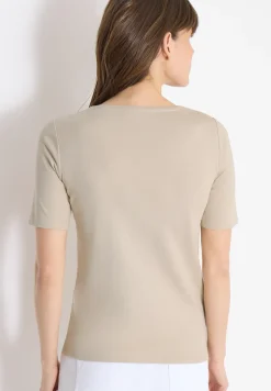 Basic katoenen shirt