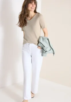 Basic katoenen shirt