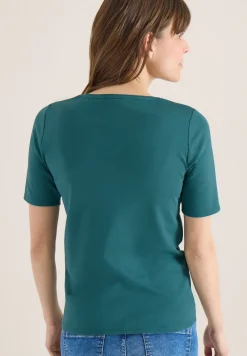 Basic katoenen shirt