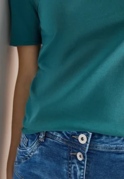 Basic katoenen shirt