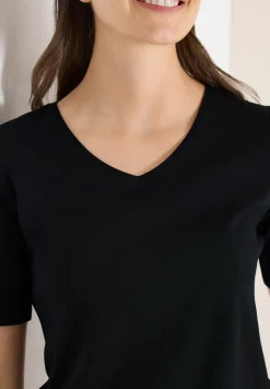 Basic katoenen shirt