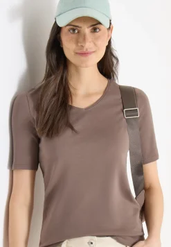 Basic katoenen shirt