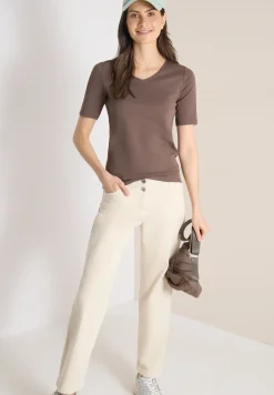Basic katoenen shirt