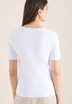 Basic katoenen shirt