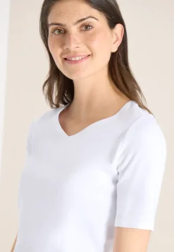 Basic katoenen shirt