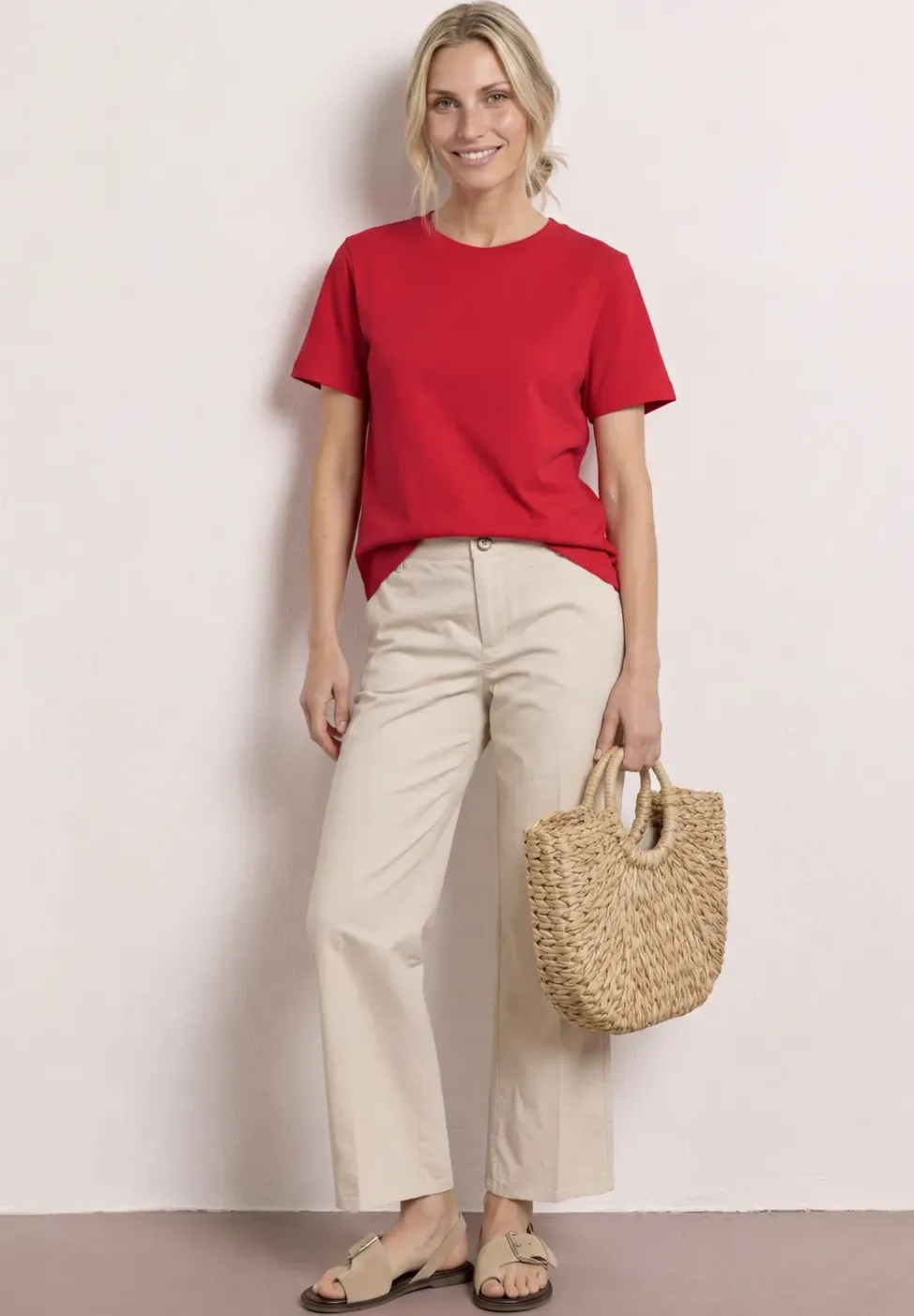 Basic Shirt in een kort model