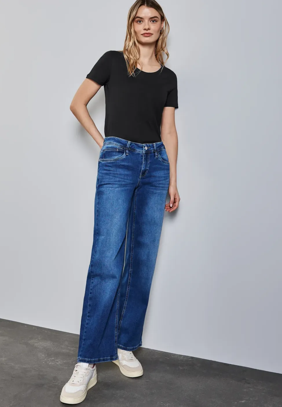 Basic Shirt in effen kleur