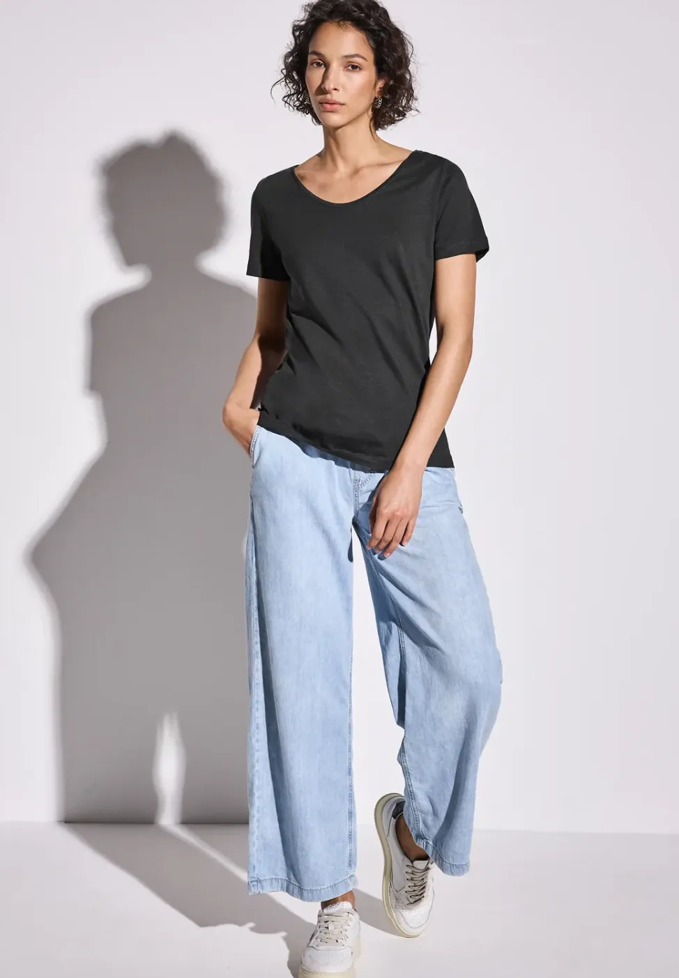 Basic Shirt in effen kleur