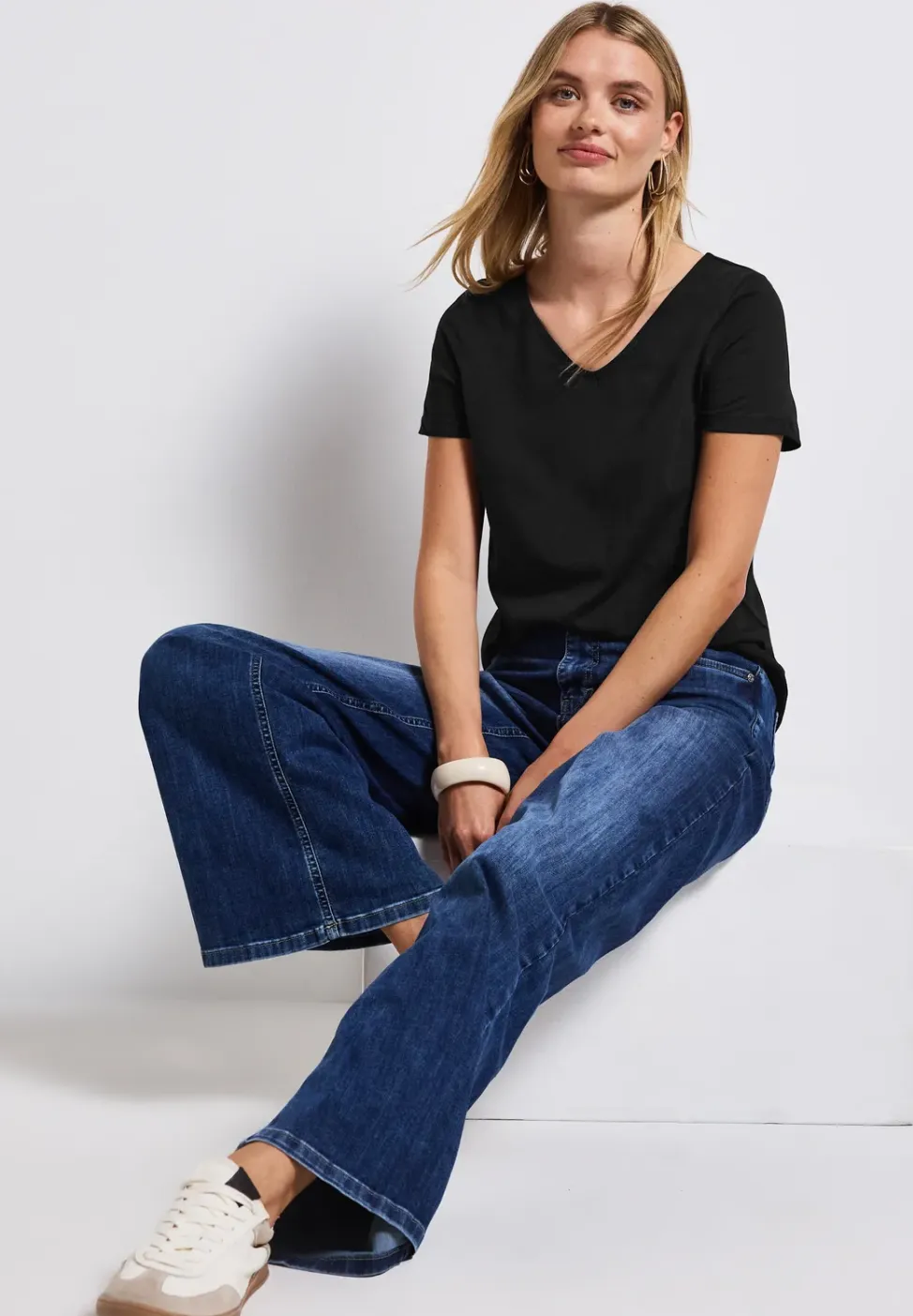 Basic Shirt in effen kleur