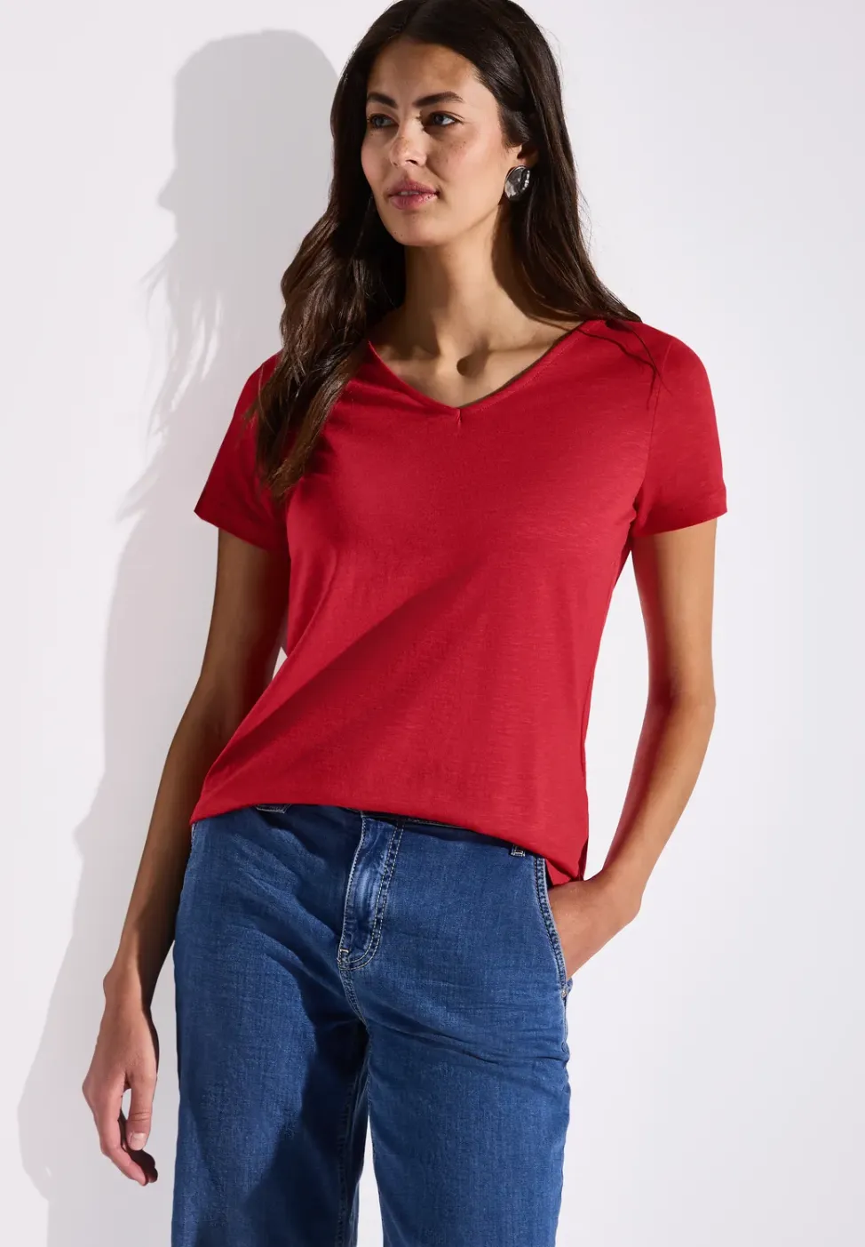 Basic Shirt in effen kleur
