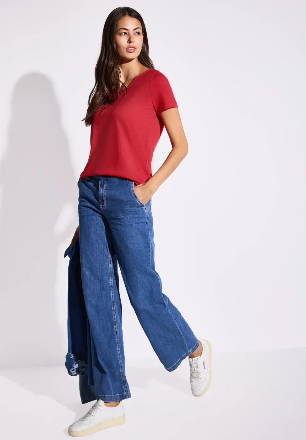Basic Shirt in effen kleur