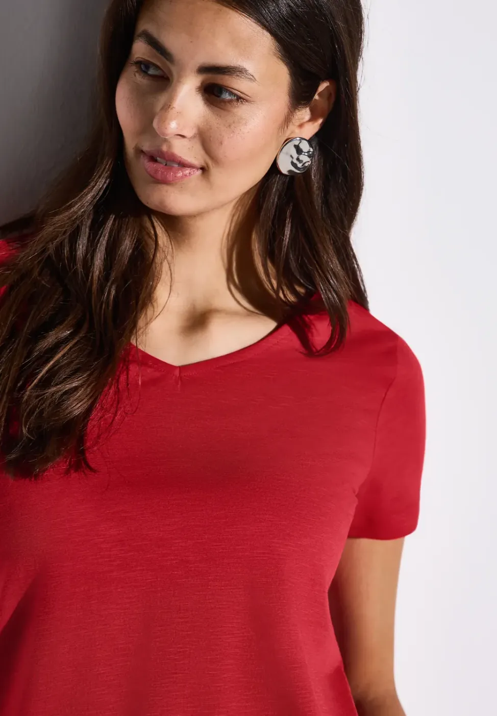 Basic Shirt in effen kleur