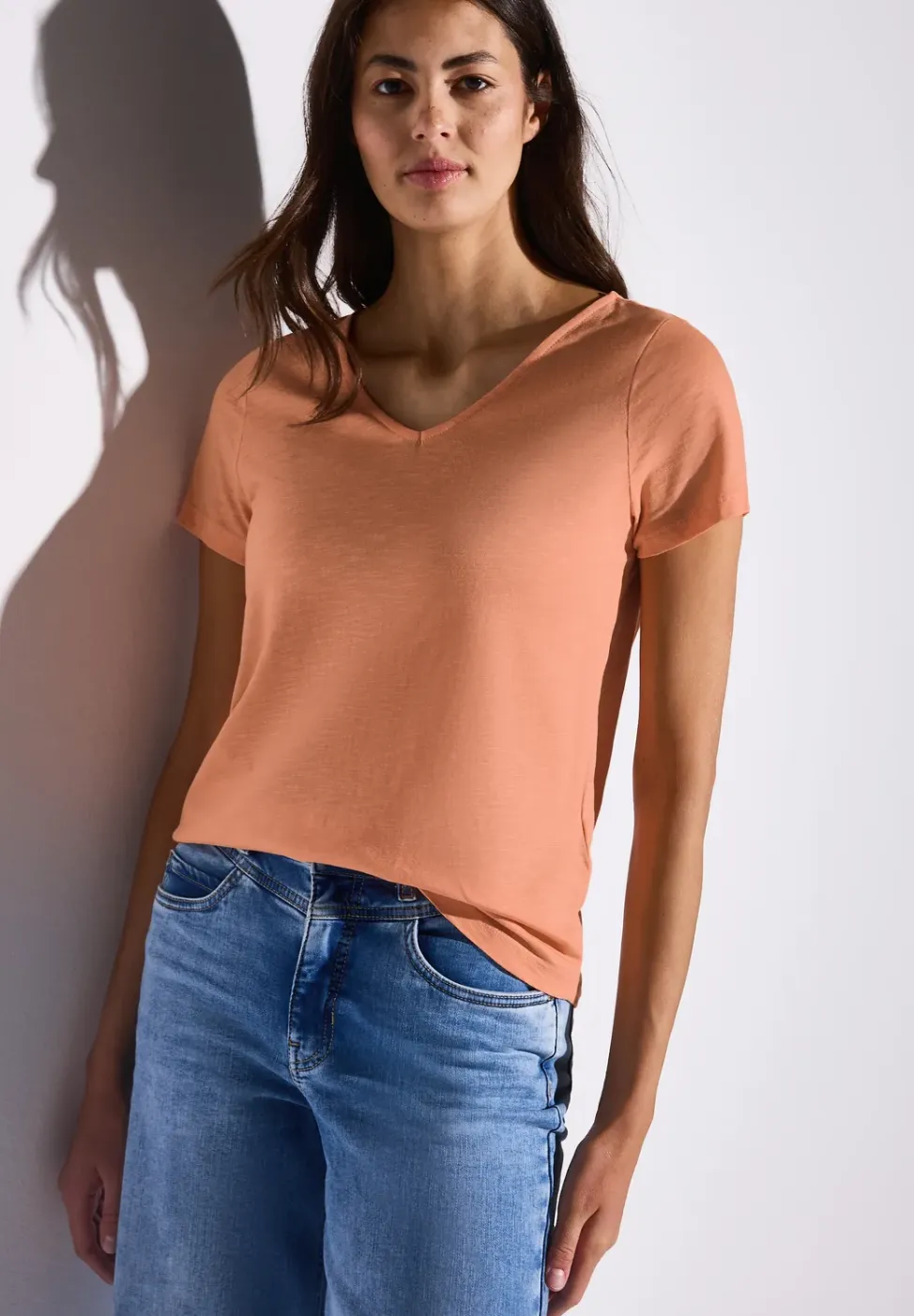Basic Shirt in effen kleur