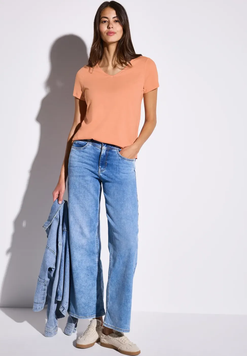 Basic Shirt in effen kleur