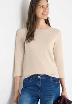 Basic shirt in effen kleur