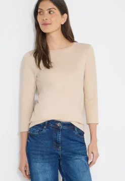 Basic shirt in effen kleur