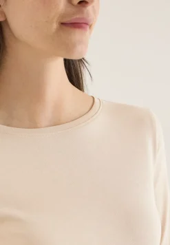 Basic shirt in effen kleur