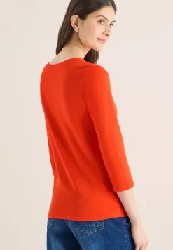 Basic shirt in effen kleur