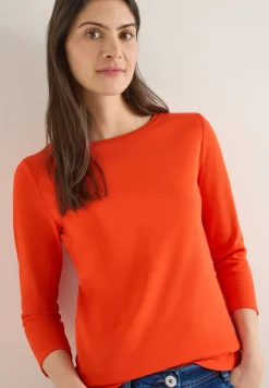 Basic shirt in effen kleur