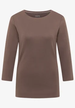 Basic shirt in effen kleur