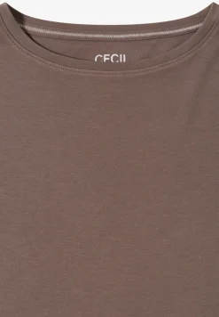 Basic shirt in effen kleur