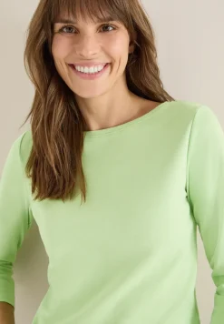 Basic shirt in effen kleur