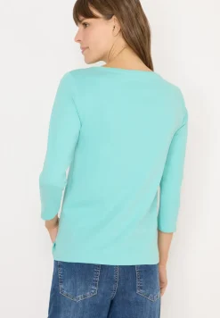 Basic shirt in effen kleur