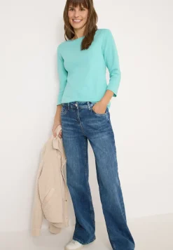 Basic shirt in effen kleur